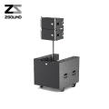 ZSOUND 10inch 2way indoor outdoor audio party club dsico sound system portable active line array system